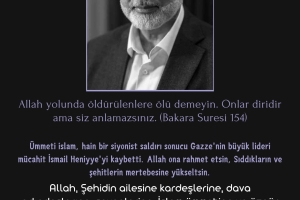 Şehadetin mübarek olsun!