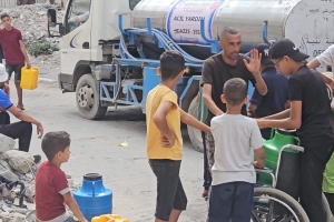 GAZZE İÇME SUYU DAĞITIMI