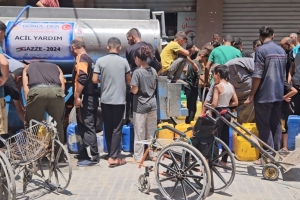 GAZZE İÇME SUYU DAĞITIMI